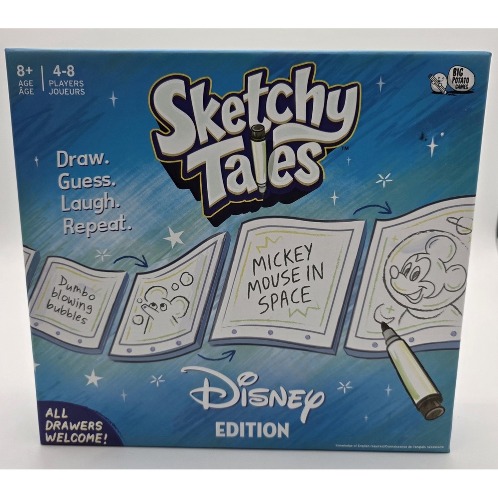 Disney Sketchy Tales: The Magical Disney Drawing Game for‎ Kids New In Box #0238